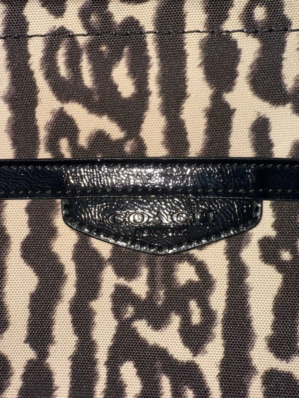 NEW Coach Signature Leopard Ocelot Print Tote